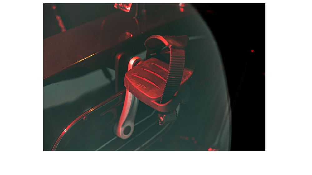 Zona ciclismo a infrarossi INFRABIKE® vista dall'oblò